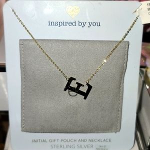 Invited by you E initial necklace